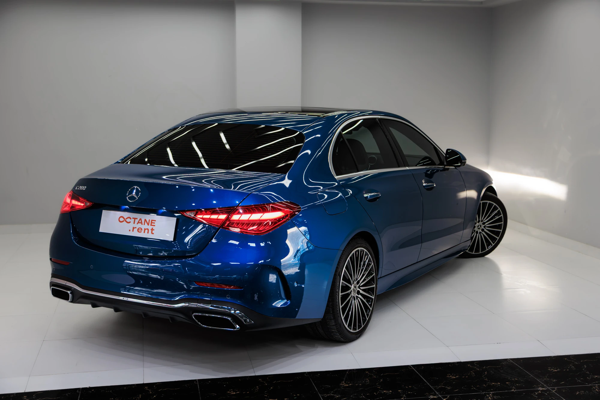 Mercedes C200 Blue