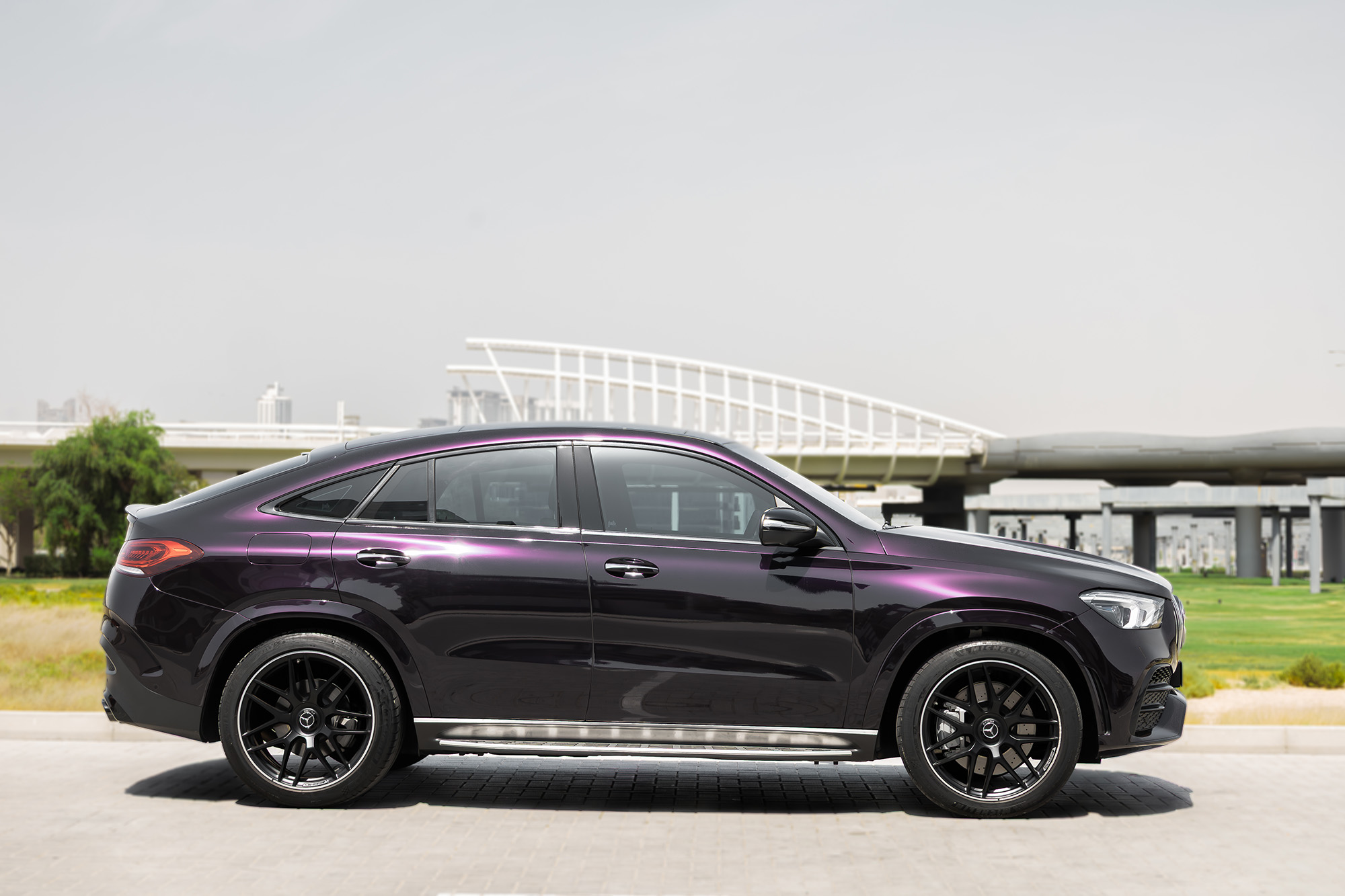 Mercedes GLE53 AMG Coupe Deep Purple