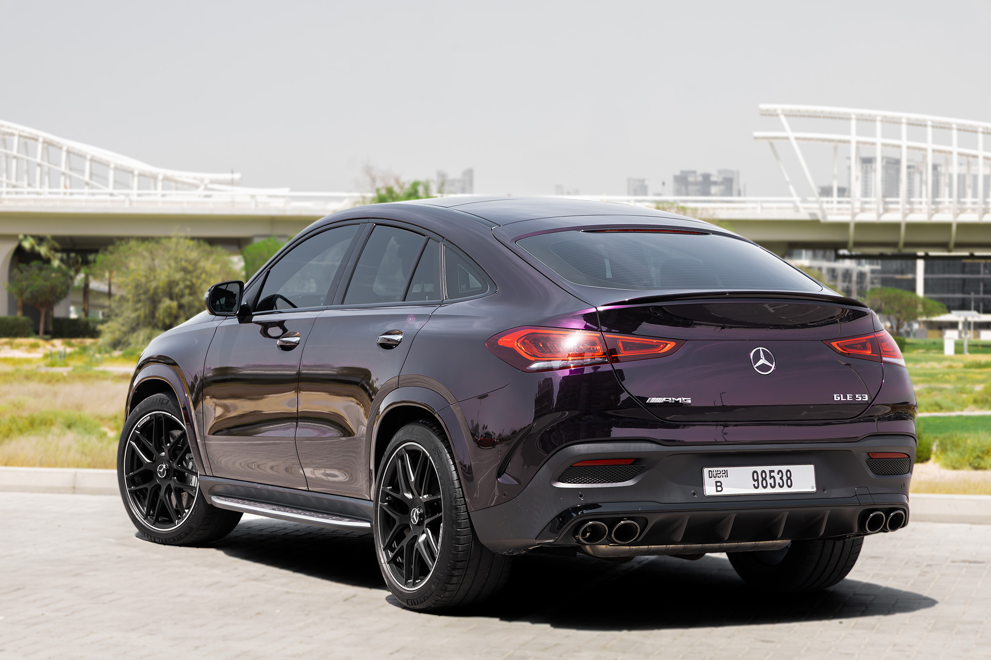 Mercedes GLE53 AMG Coupe Deep Purple