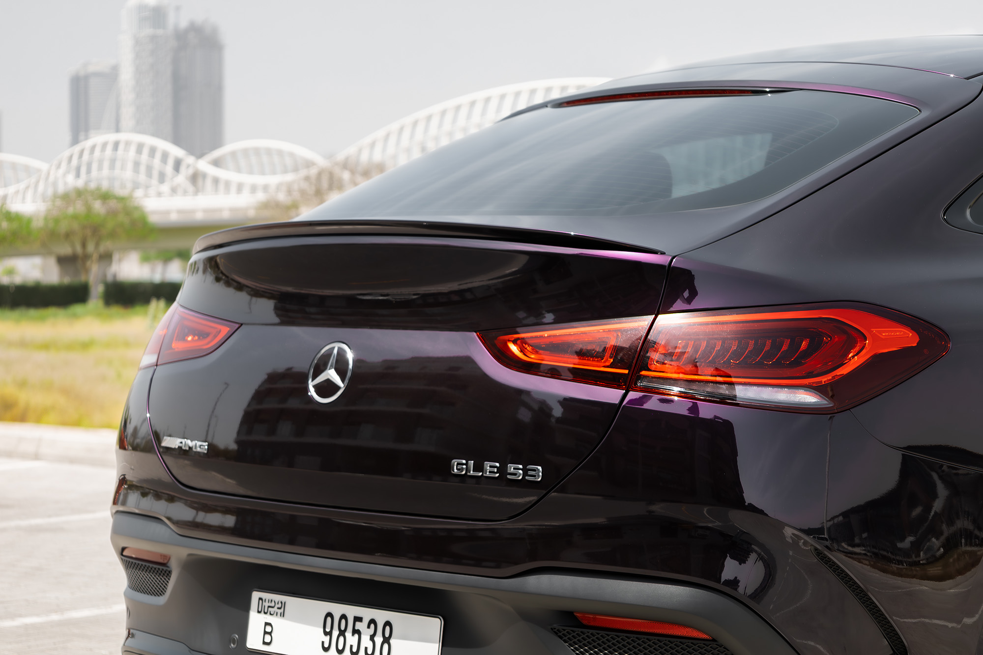Mercedes GLE53 AMG Coupe Deep Purple