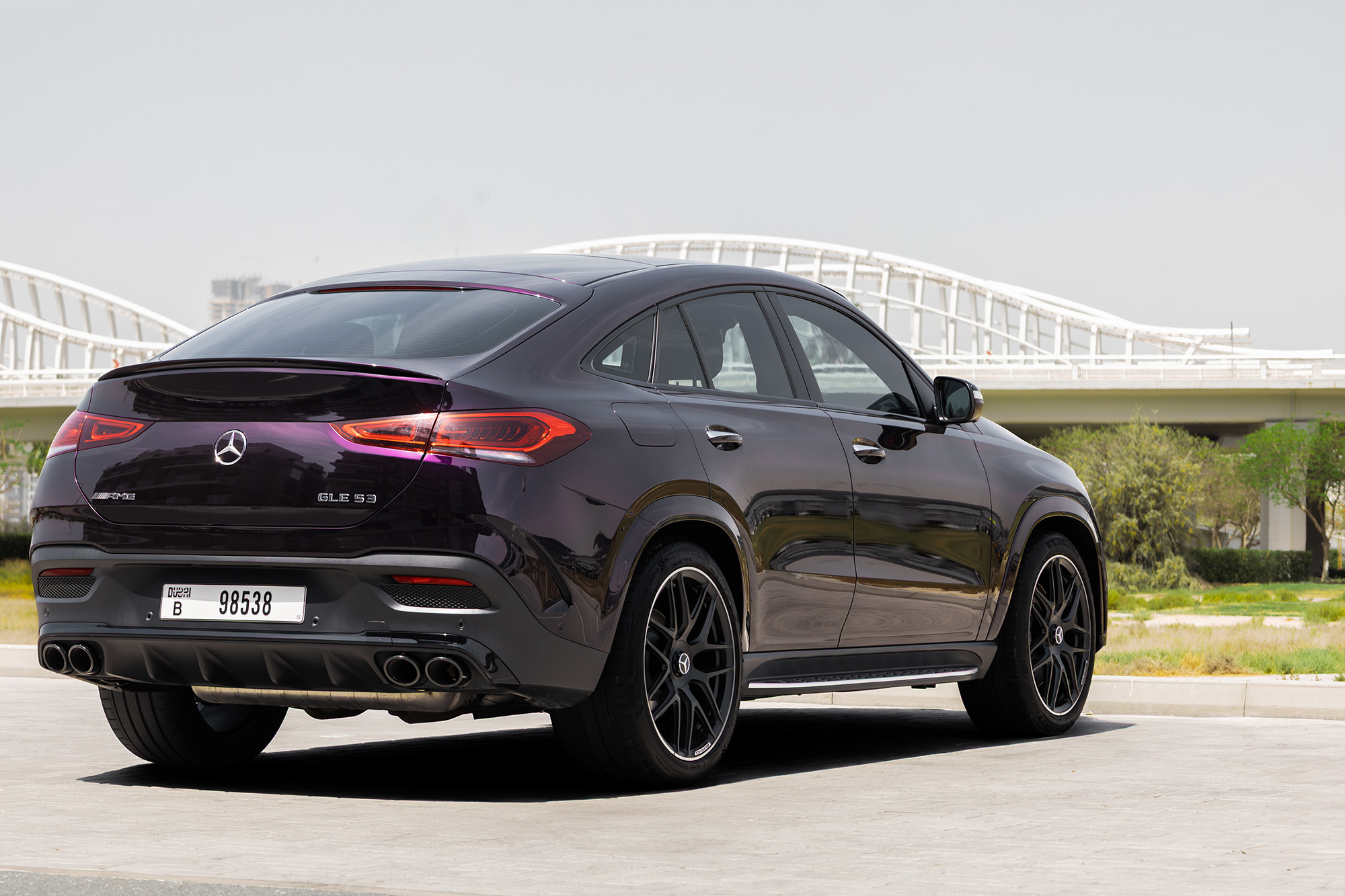 Mercedes GLE53 AMG Coupe Deep Purple