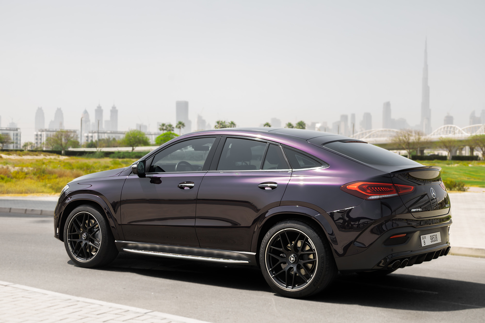 Mercedes GLE53 AMG Coupe Deep Purple