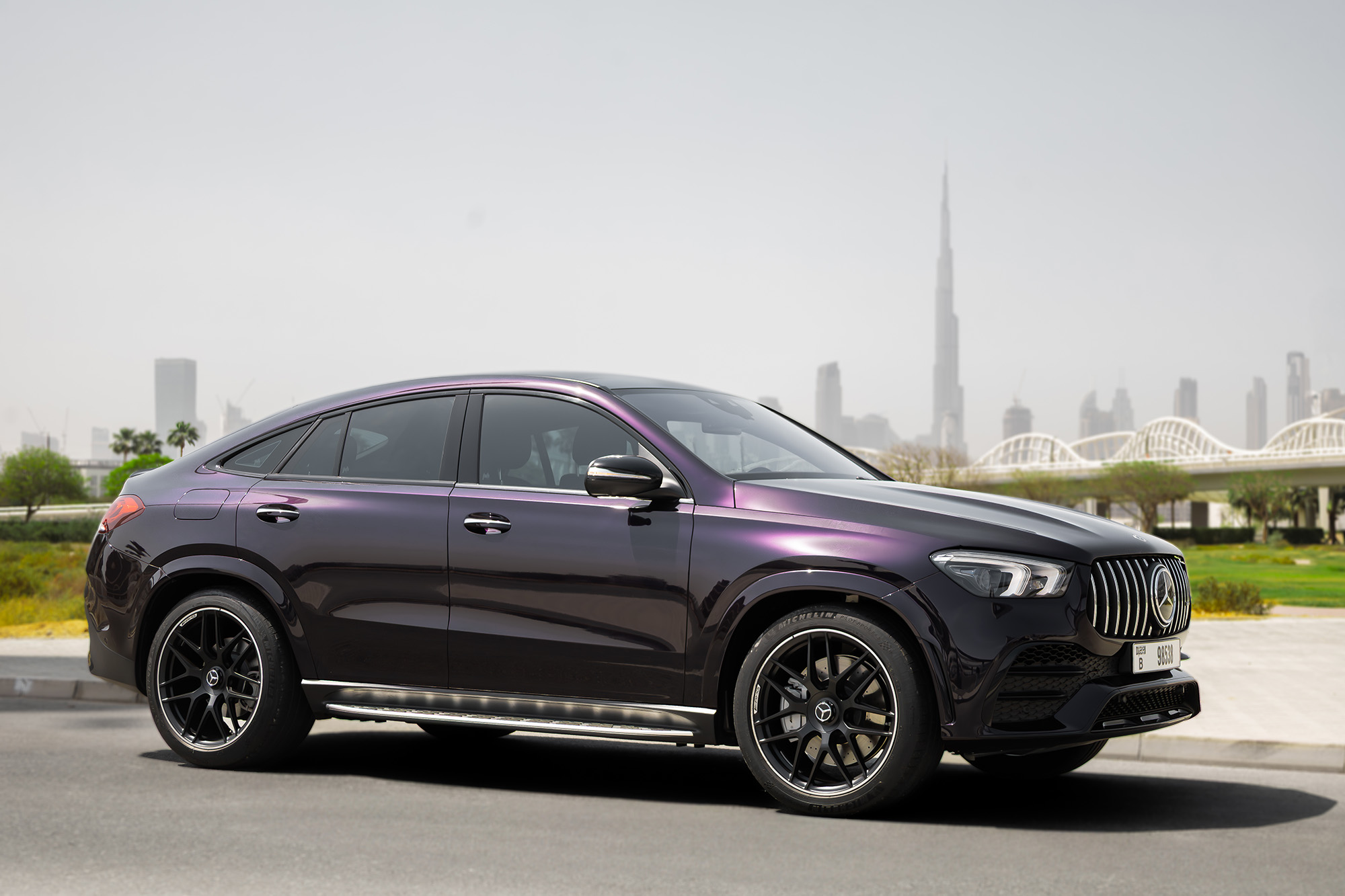 Mercedes GLE53 AMG Coupe Deep Purple