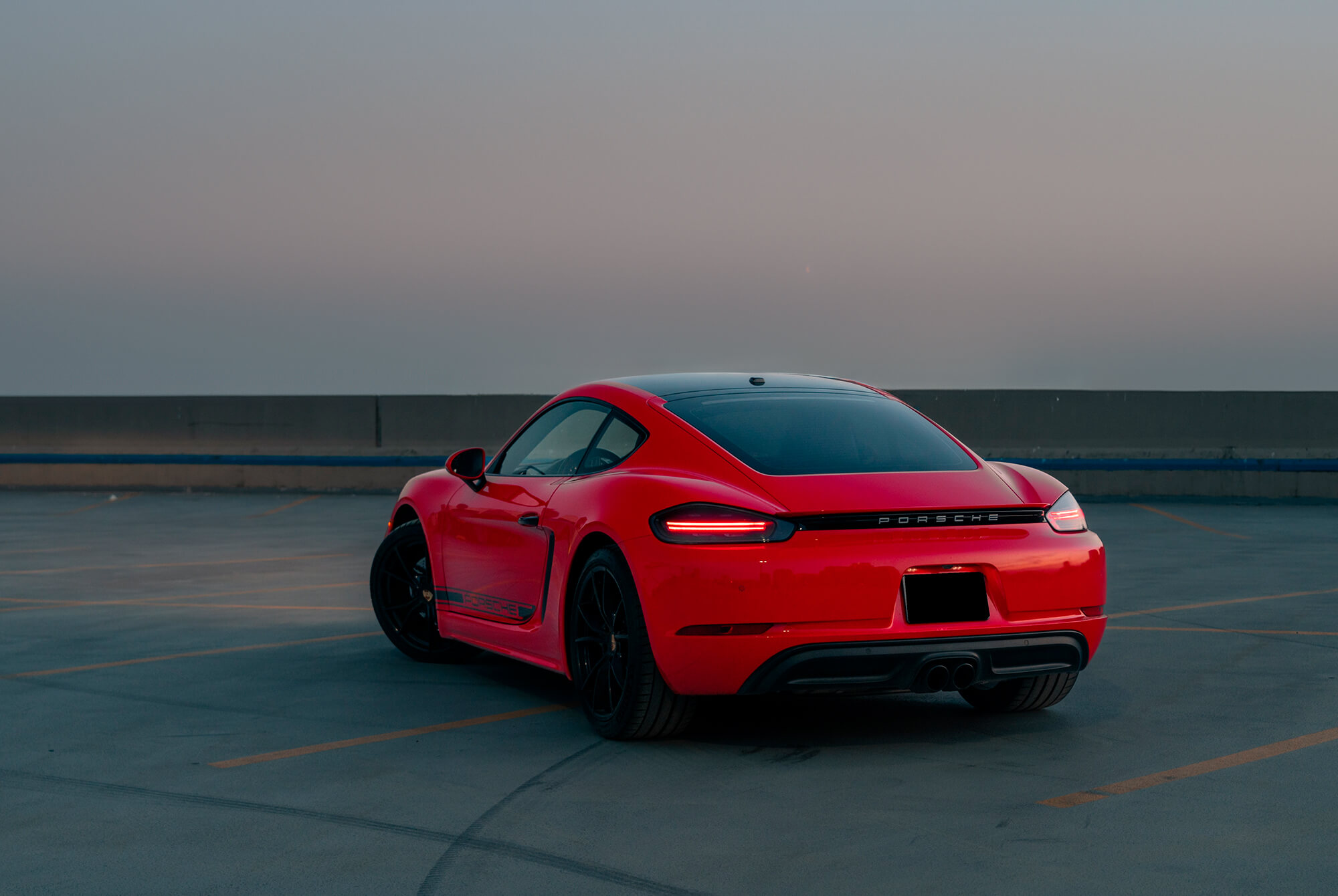 Porsche Cayman Red