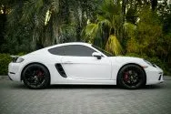 Porsche Cayman S לבן Porsche Cayman S לבן