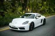 Porsche Cayman S לבן Porsche Cayman S לבן