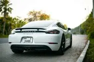 Porsche Cayman S לבן Porsche Cayman S לבן