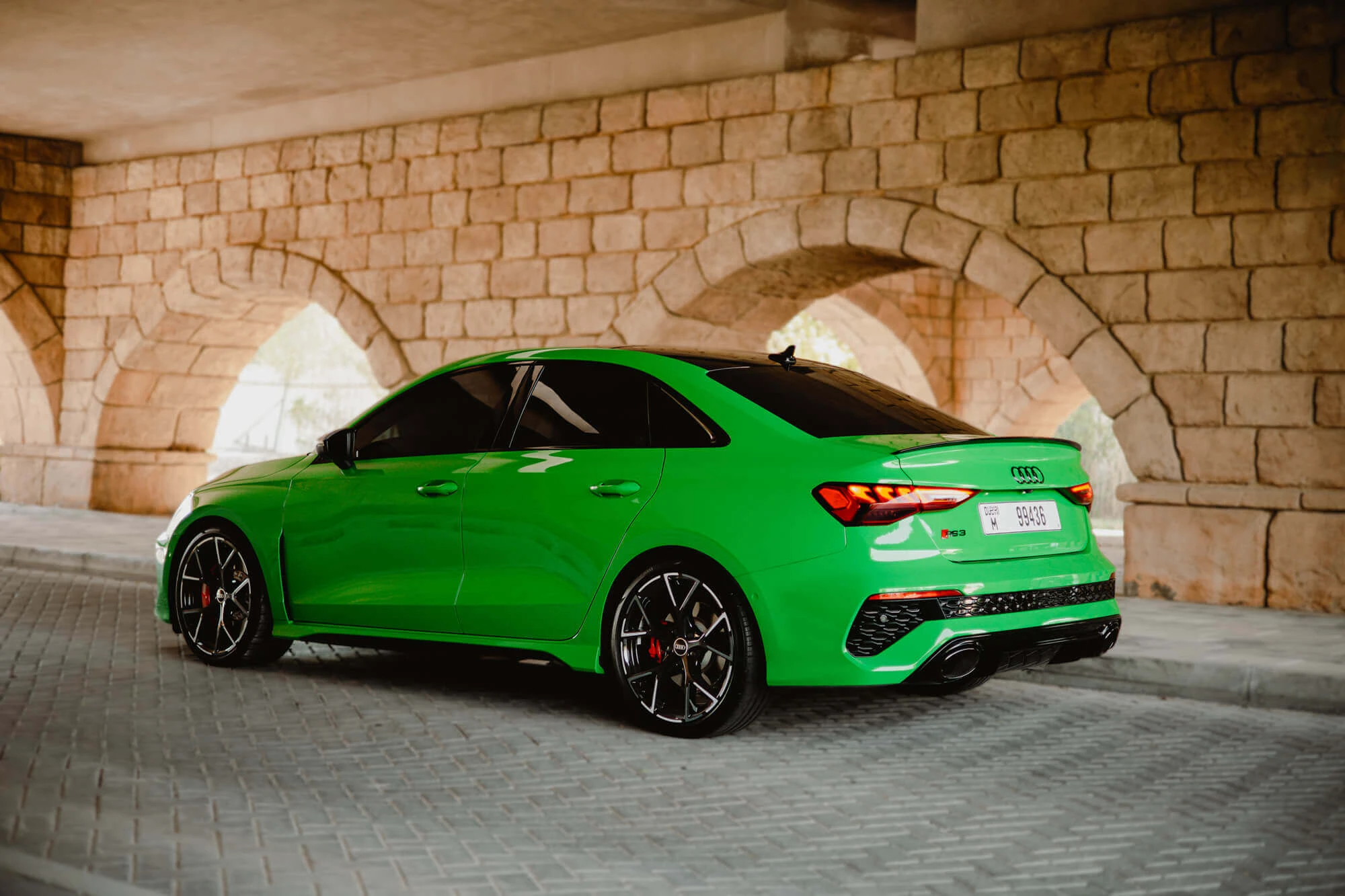 奥迪 RS3 绿色