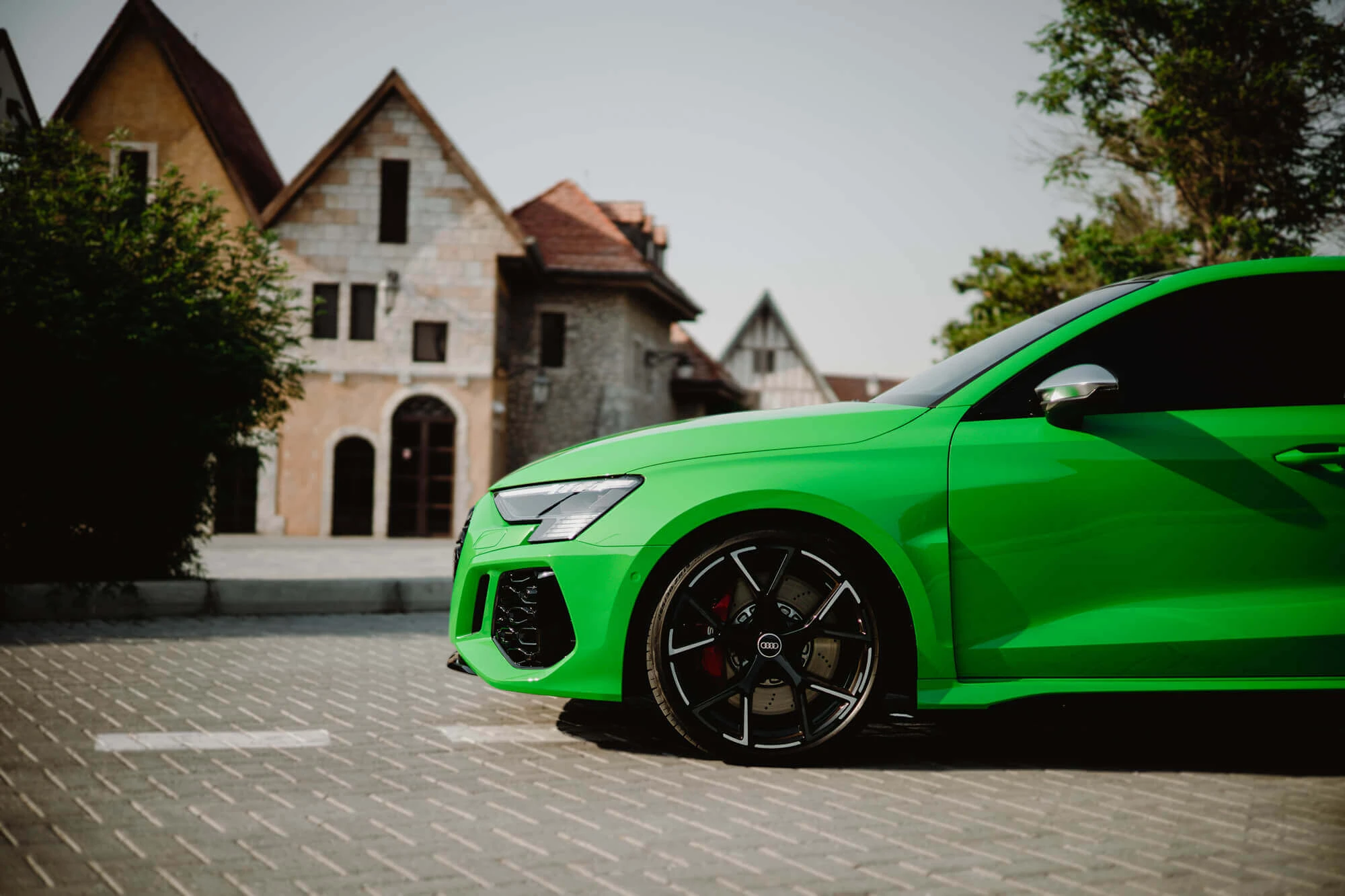 أودي RS3 خضراء