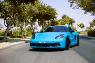 Porsche Cayman S Miami Blauw