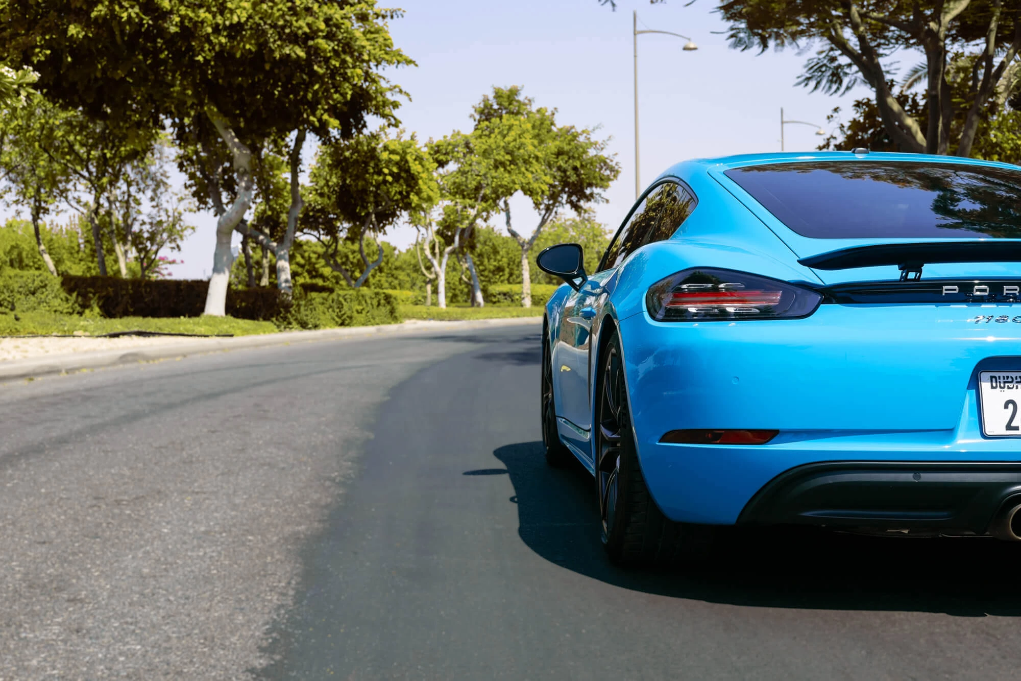 Porsche Cayman S Bleu Miami