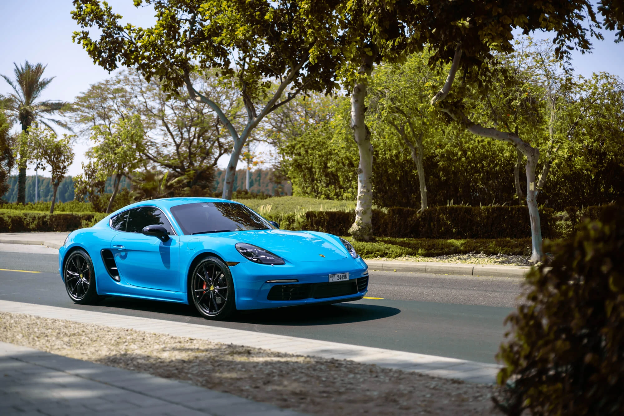 Porsche Cayman S Bleu Miami