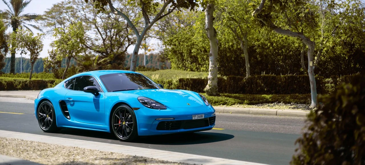 Porsche Cayman S Bleu Miami
