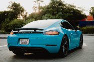 Porsche Cayman S Miami Blau