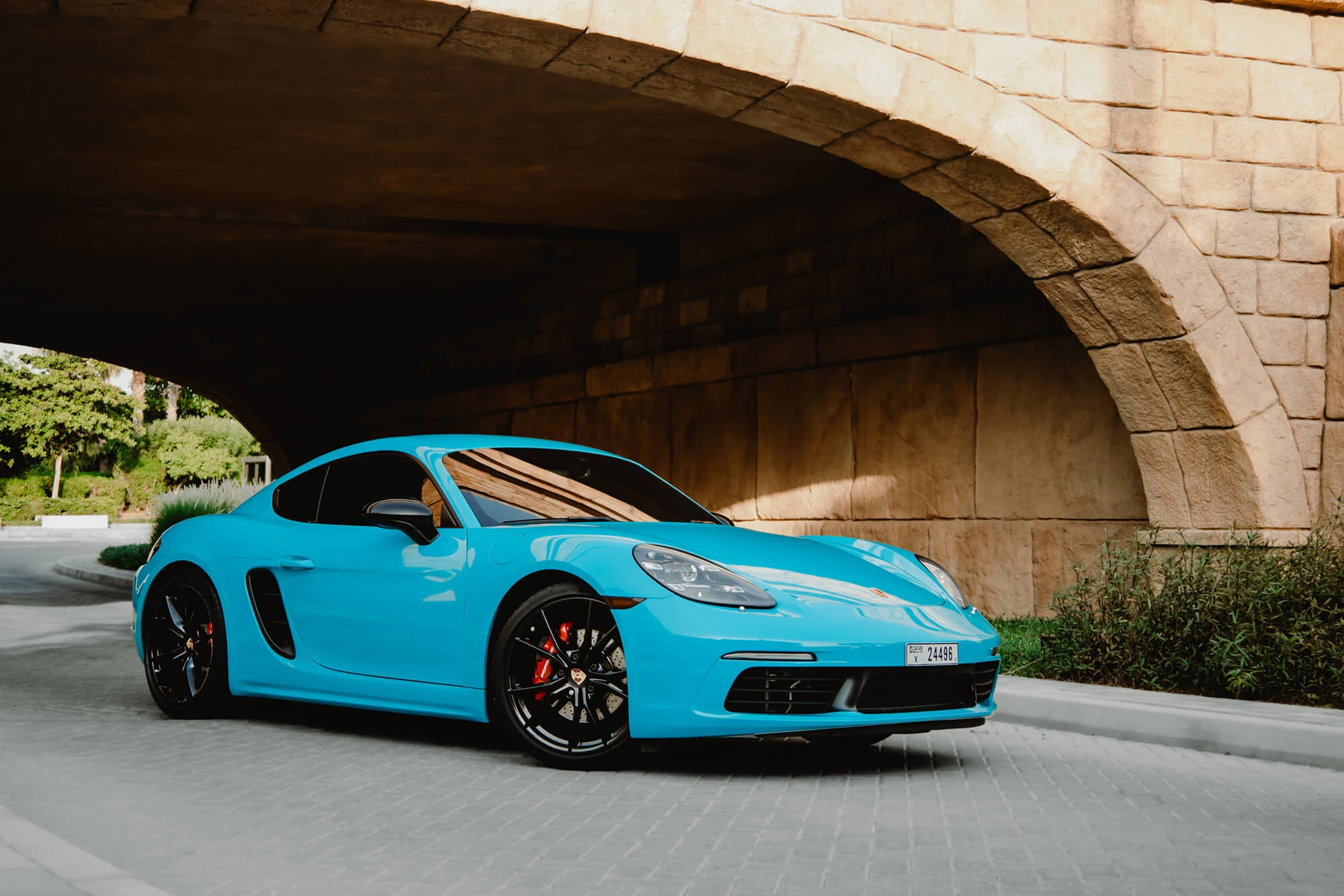 Porsche Cayman S Azul Miami