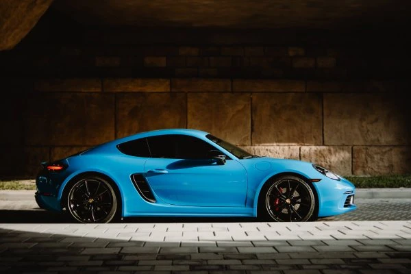 Porsche Cayman S Bleu Miami