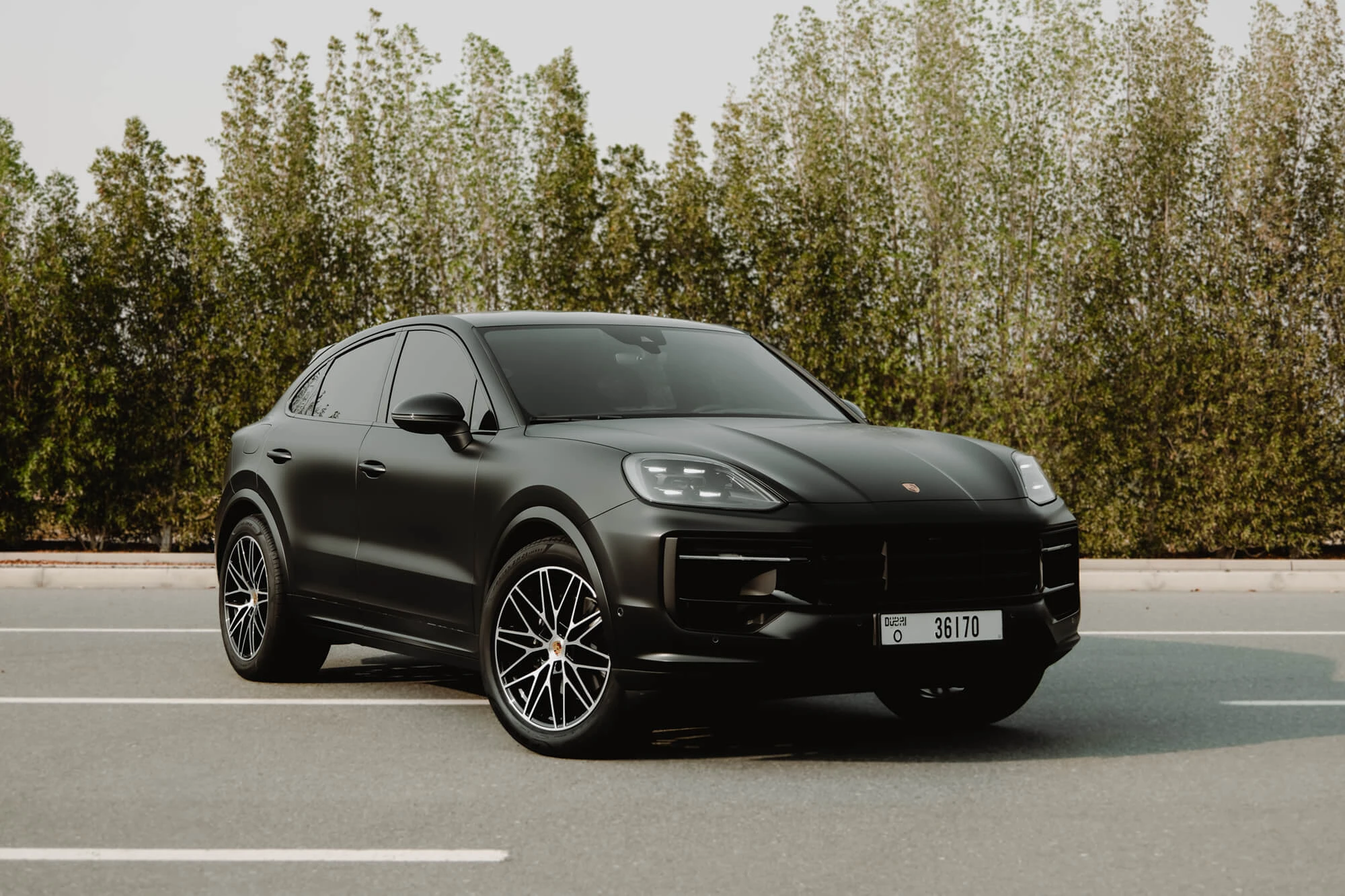 Porsche Cayenne Coupé Zwart