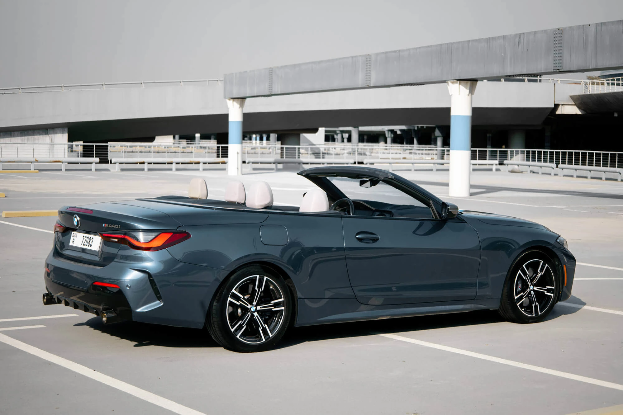 BMW M440 Cabrio Blauw