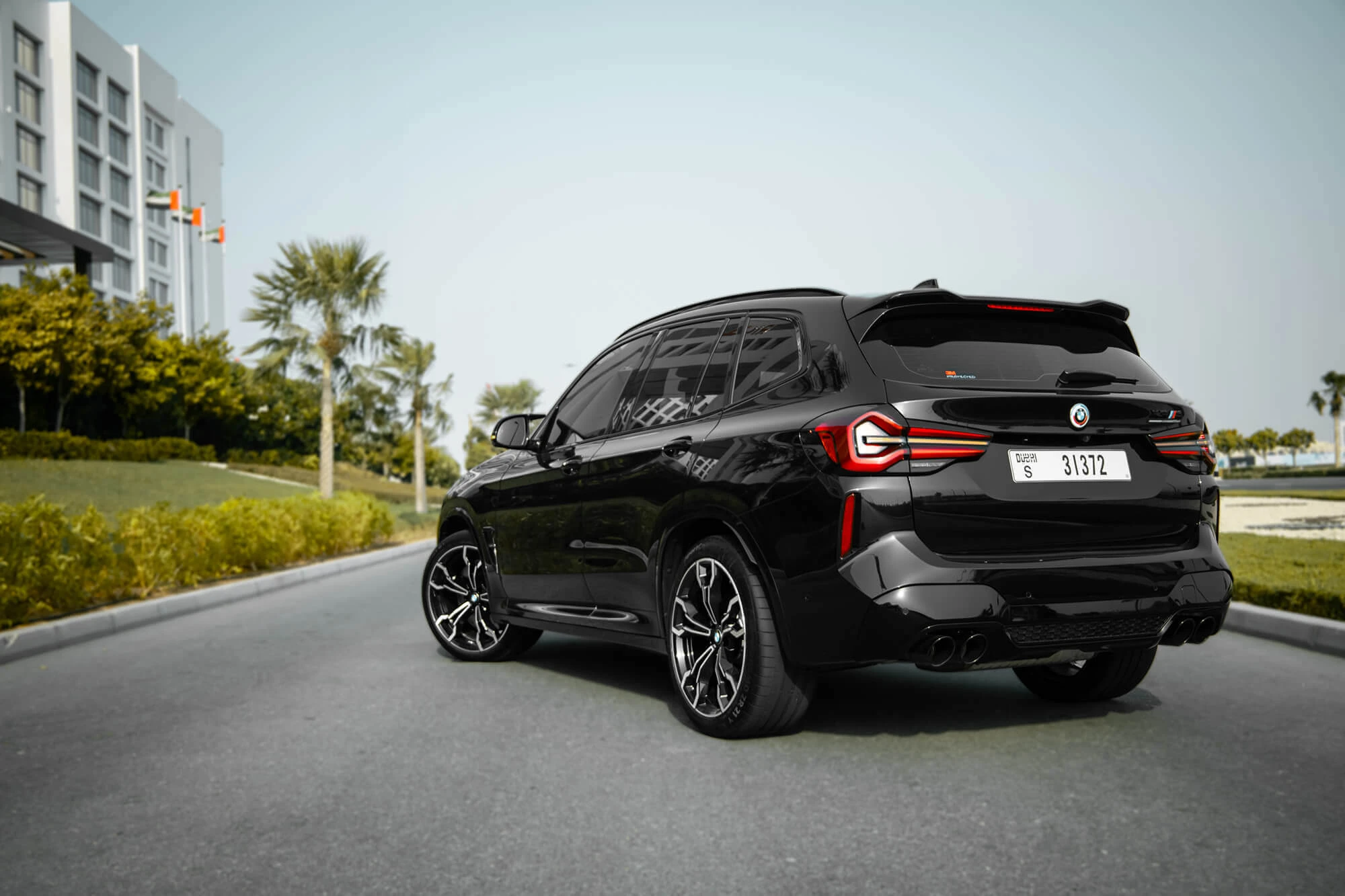 BMW X3M Wettbewerb Schwarz