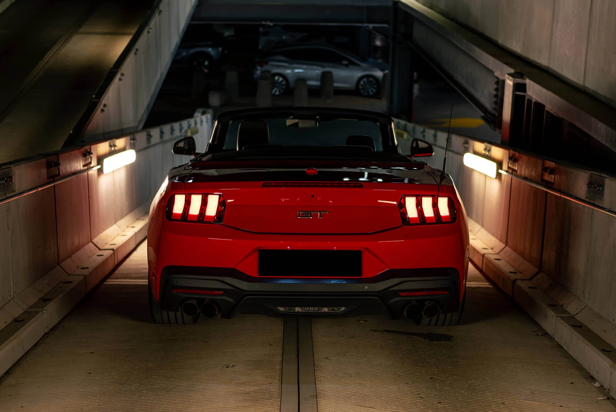 Ford Mustang GT Rood