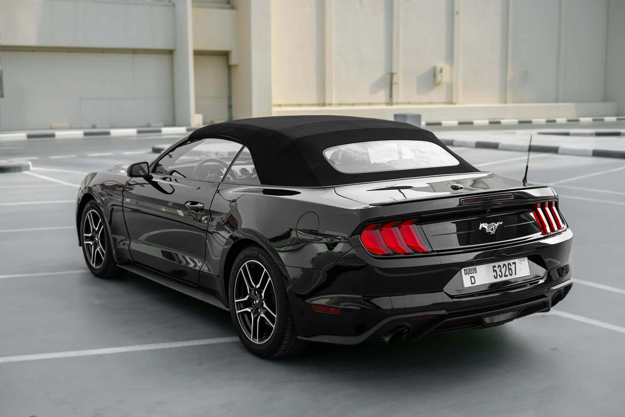 Ford Mustang Cabriolet Sort D