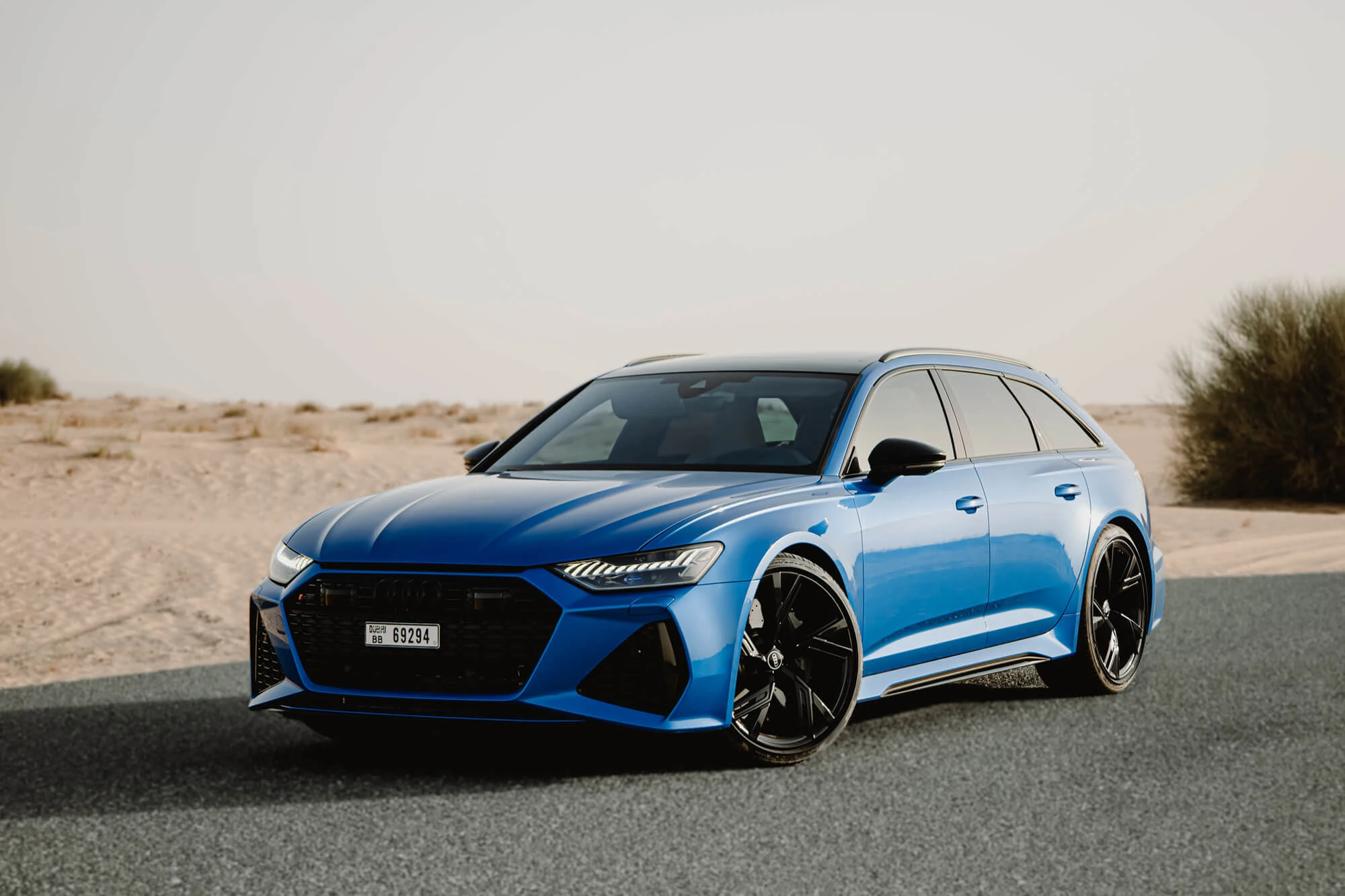 Audi RS6 Bleu