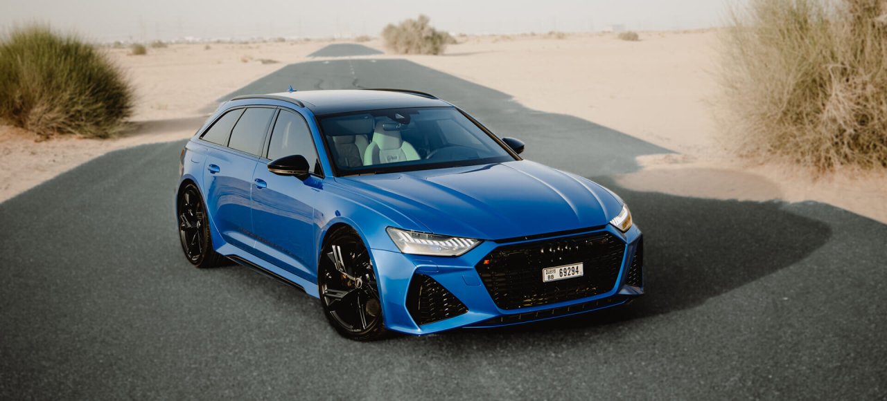 Audi RS6 Blau