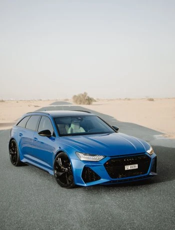 Audi RS6 Blauw