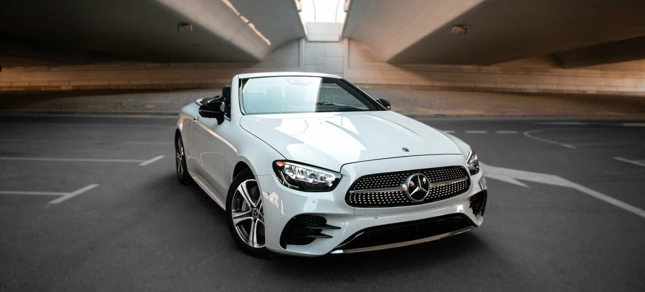 Mercedes E450 Cabrio Wit
