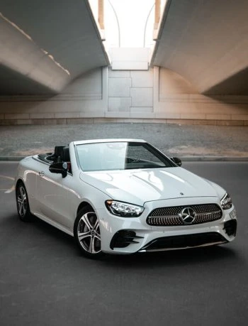 Mercedes E450 Cabrio Wit