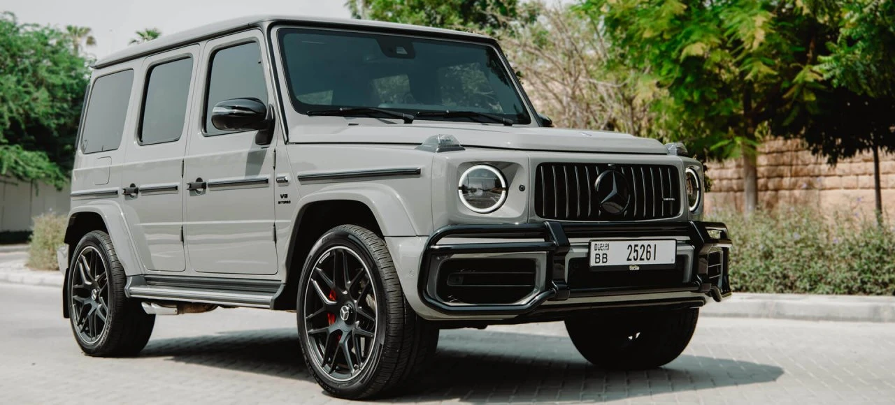 Mercedes G63 AMG grå