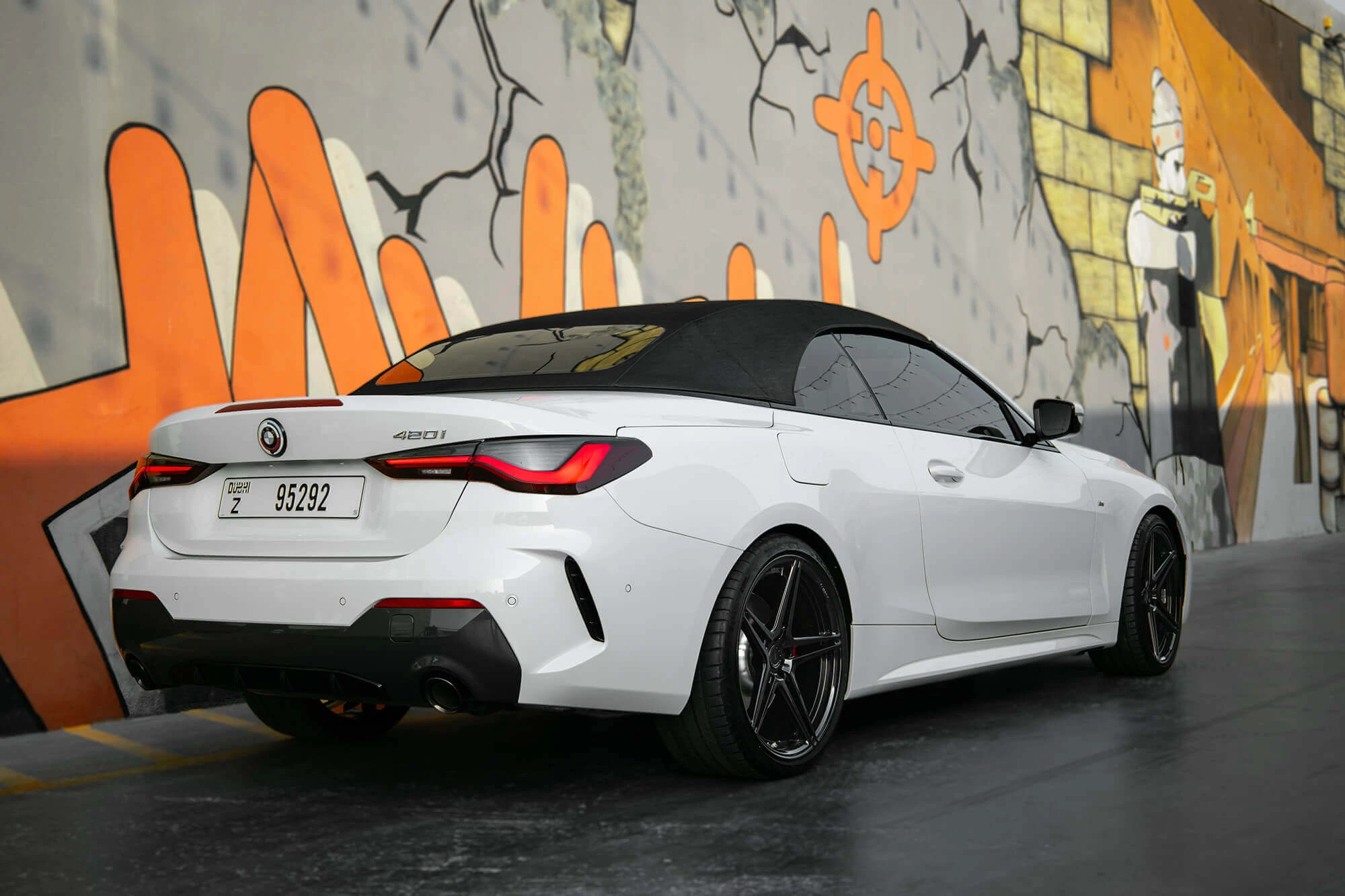 BMW 420 Convertible White