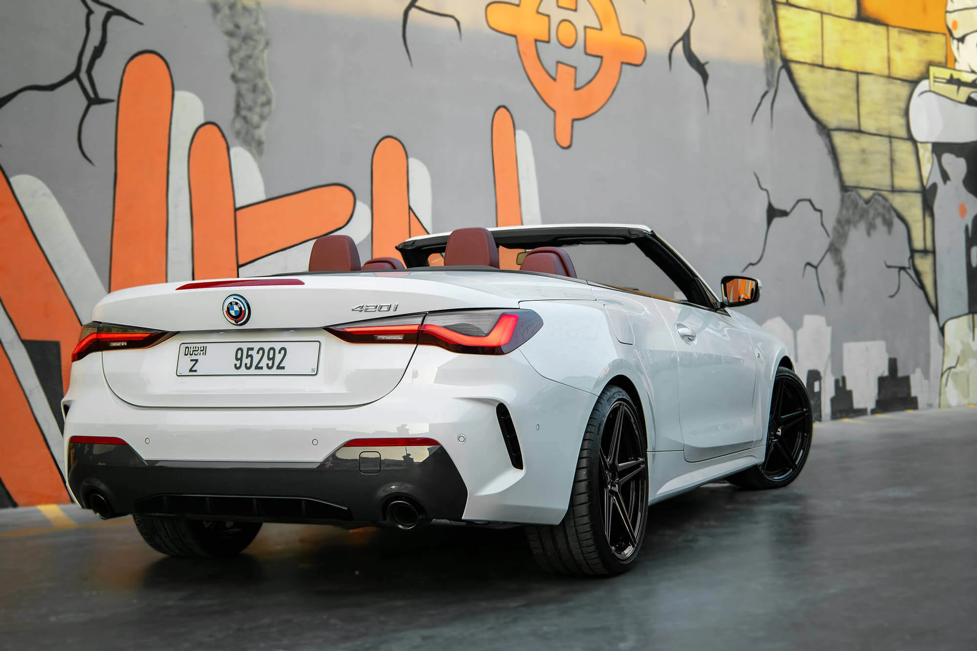 BMW 420 Convertible White