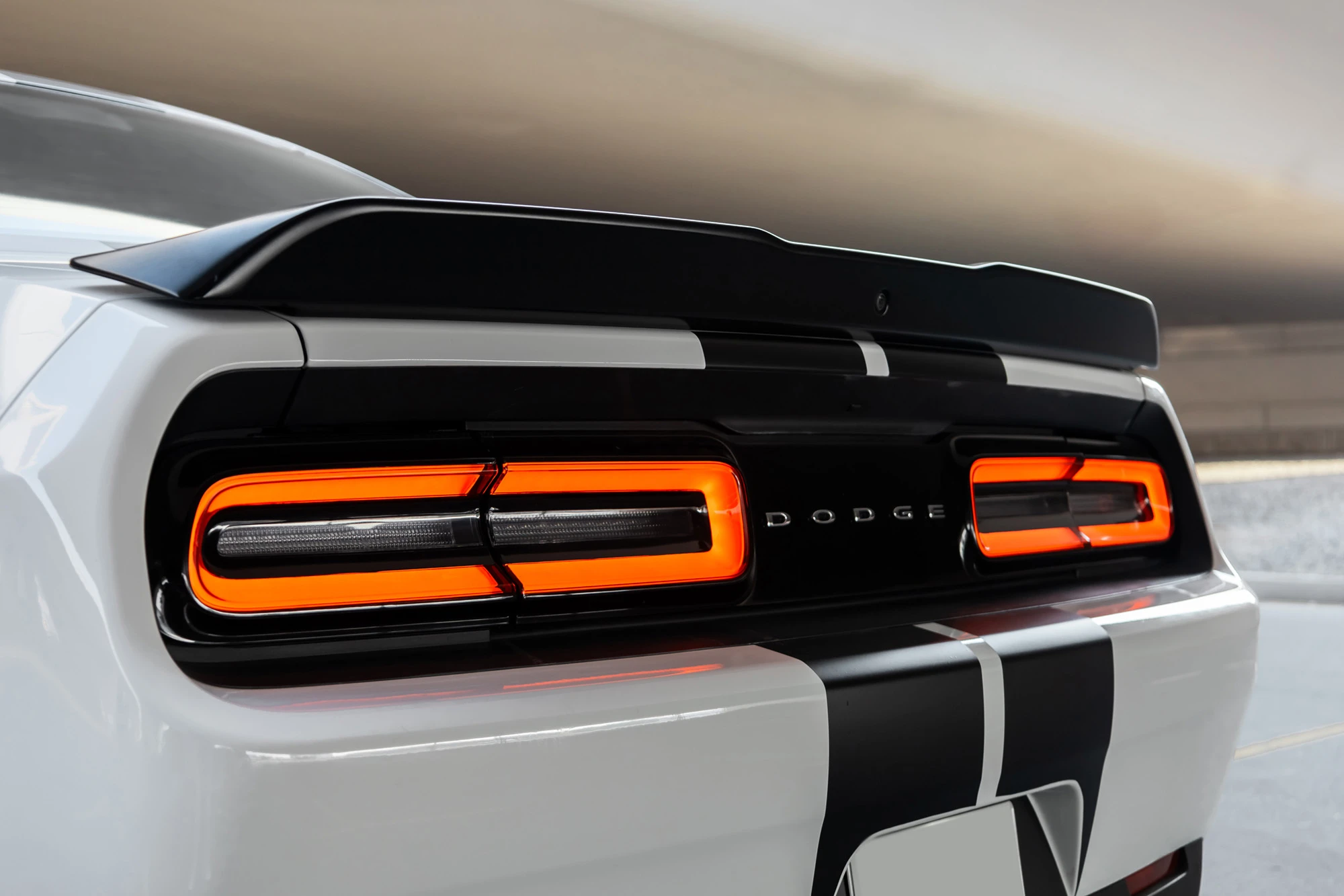 Dodge Challenger White & Black Dodge Challenger White & Black