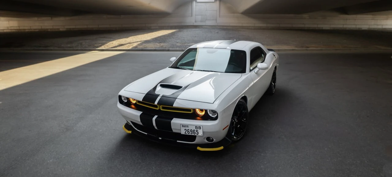 Dodge Challenger Weiß & Schwarz