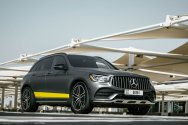 Mercedes GLC43 AMG серо-желтый