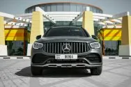 Mercedes GLC43 AMG Grijs & Geel