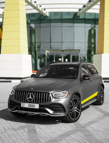 Mercedes GLC43 AMG Grey & Yellow