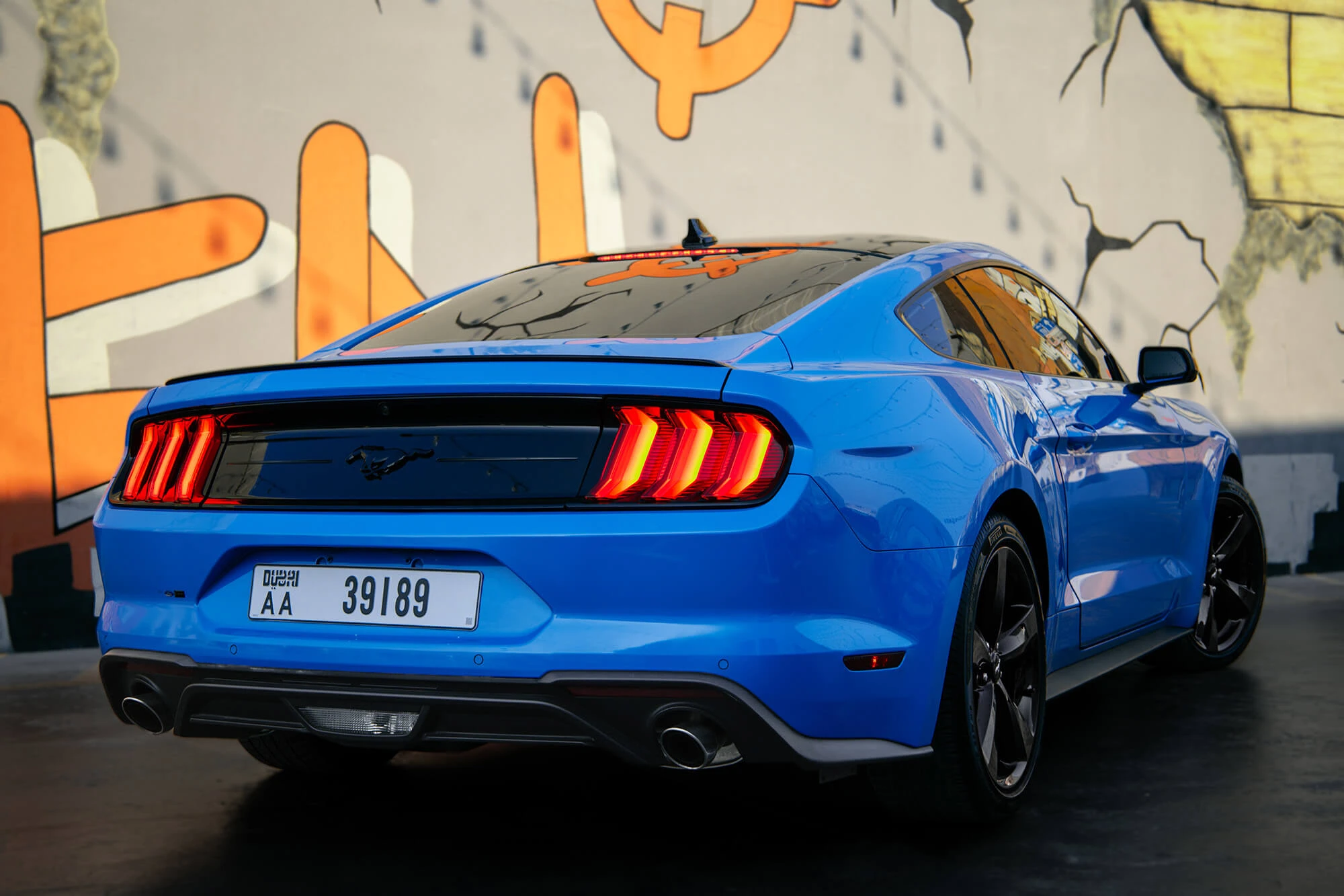 Ford Mustang Blue