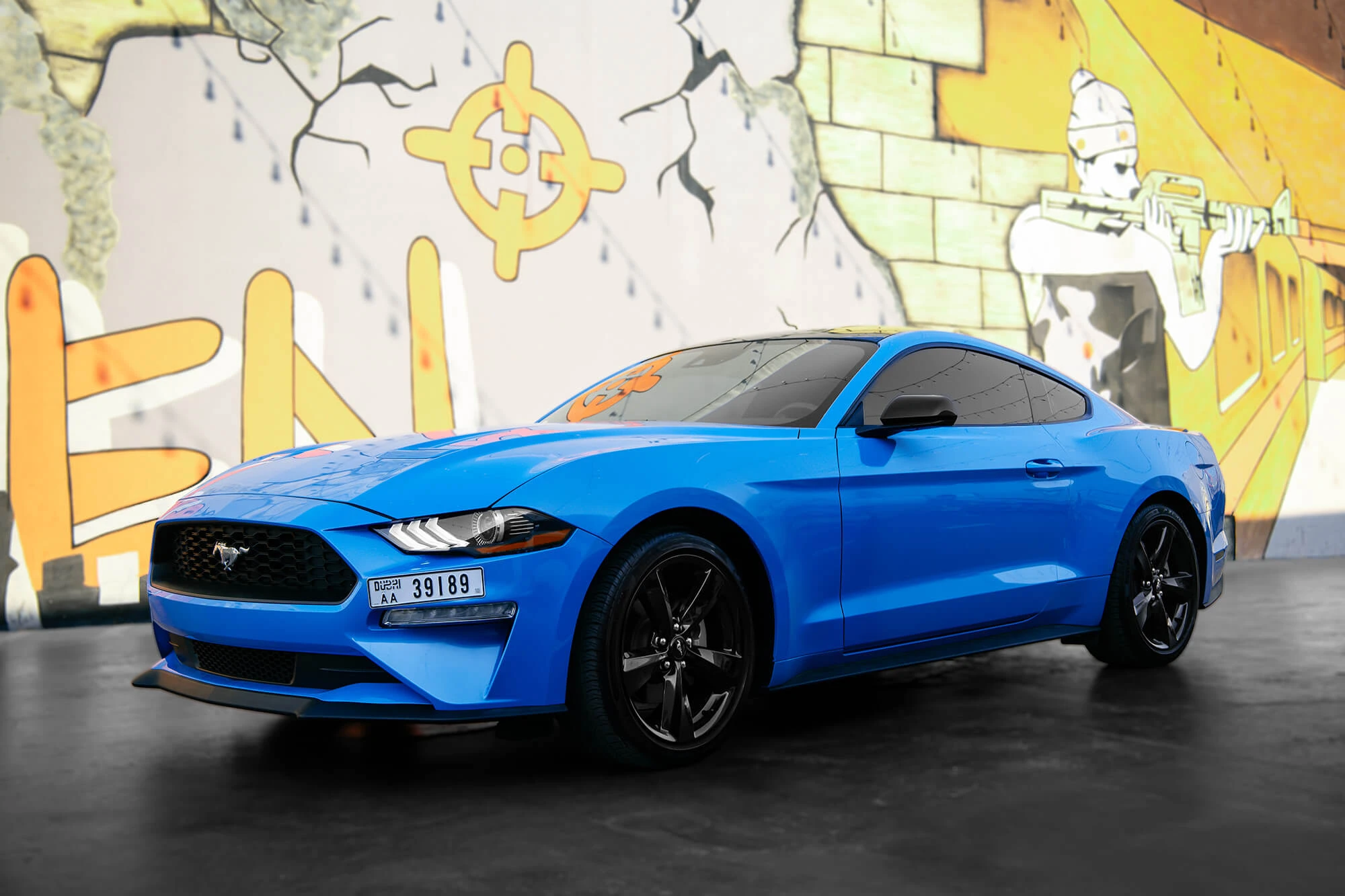 Ford Mustang Blue