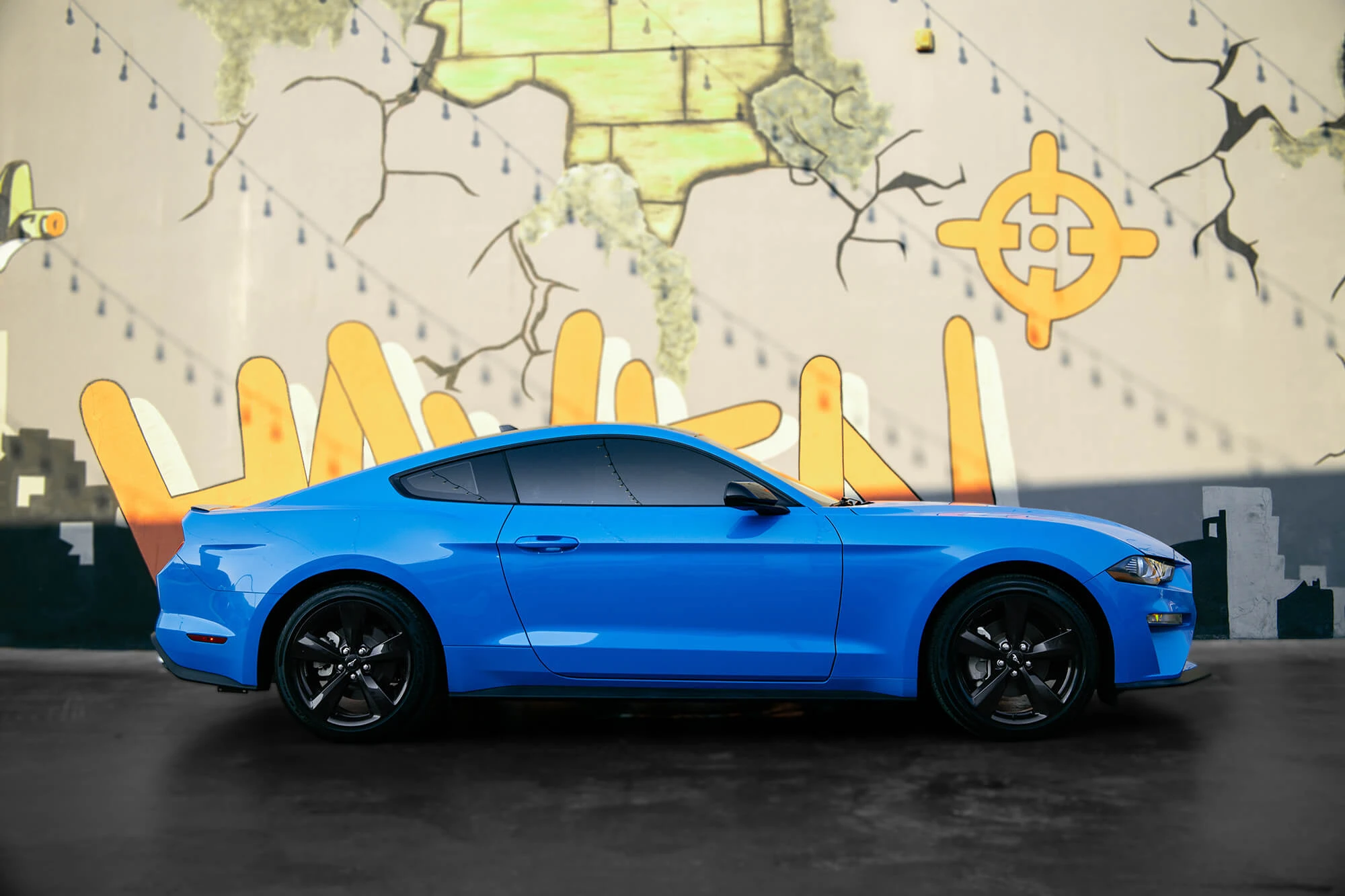 Ford Mustang Blue