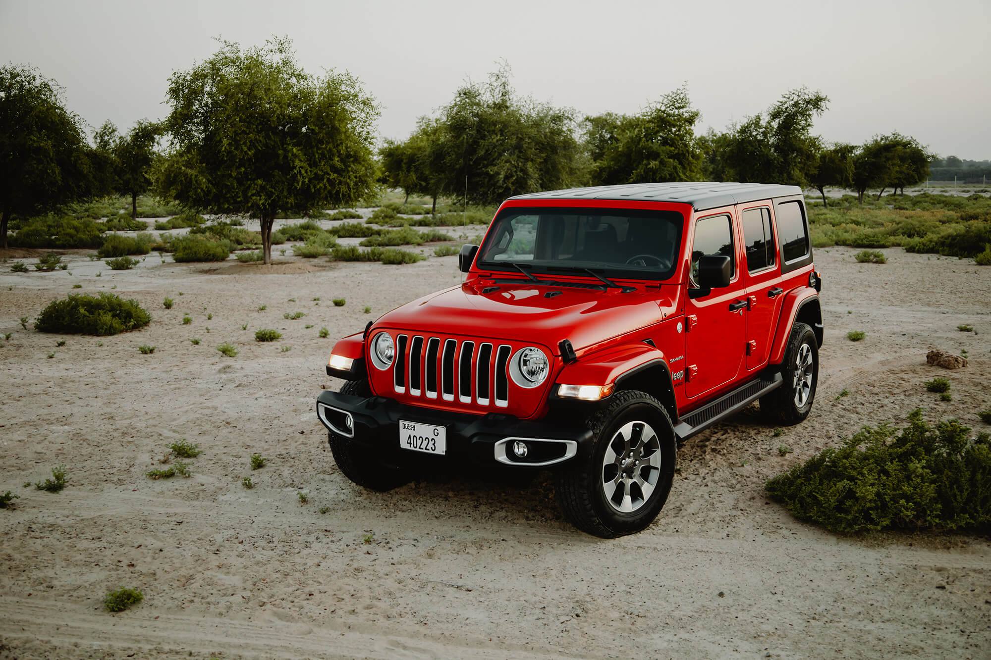Jeep Wrangler V6 Red