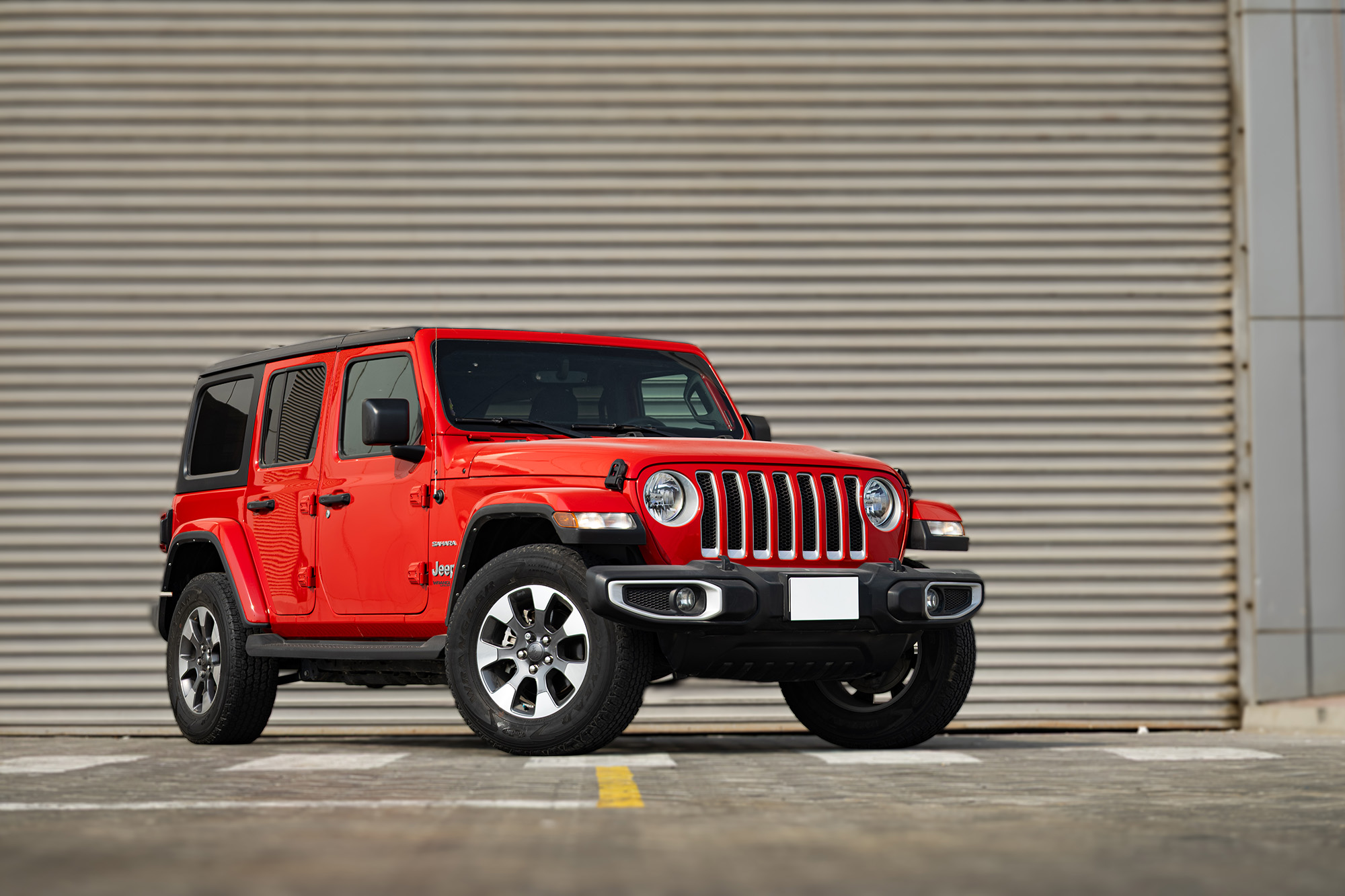 Jeep Wrangler V6 Red