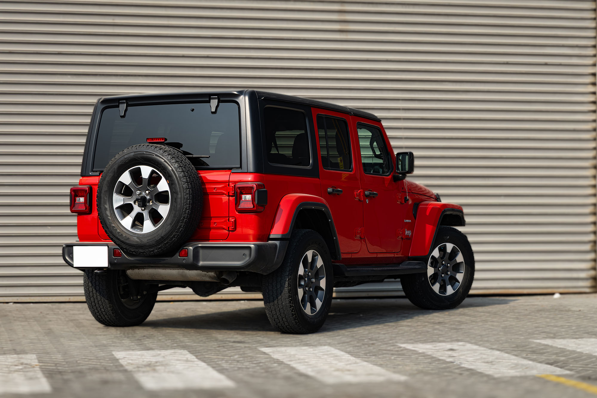 Jeep Wrangler V6 Red