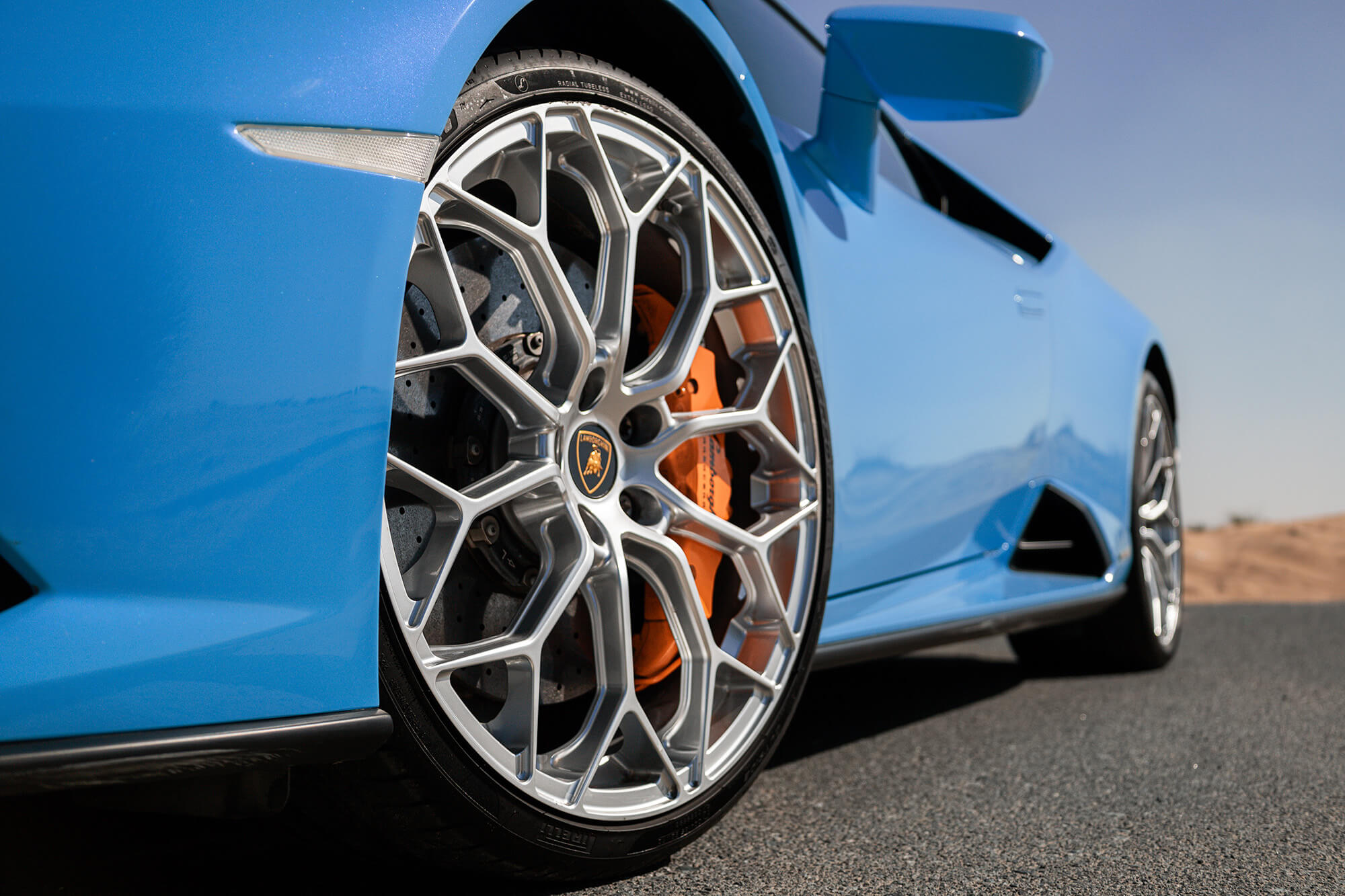 Lamborghini Huracan EVO Hemelsblauw