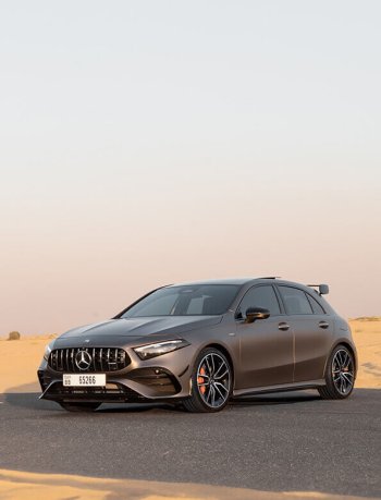 Mercedes A35 AMG серый матовый