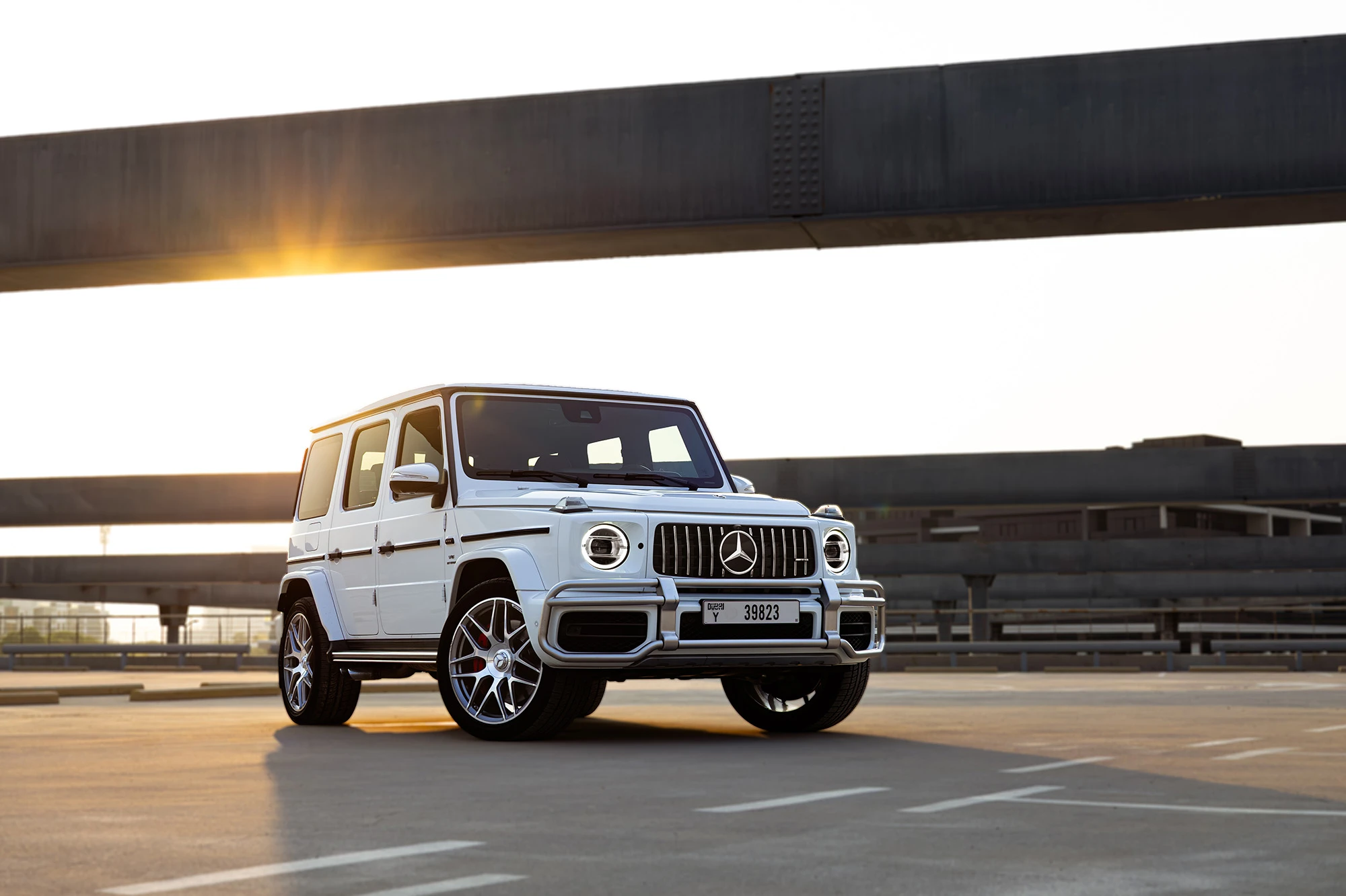 Mercedes G63 AMG White