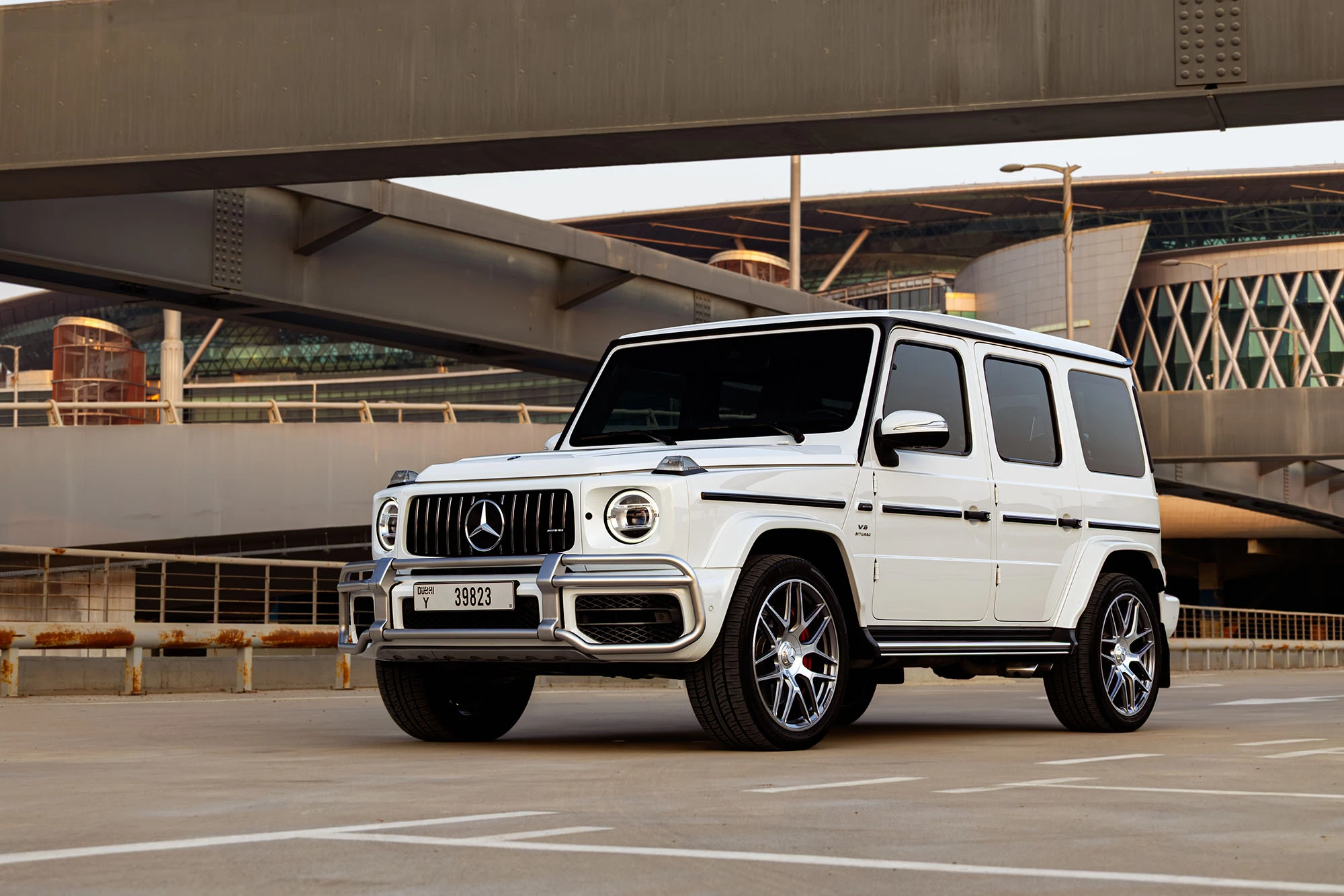 Mercedes G63 AMG White