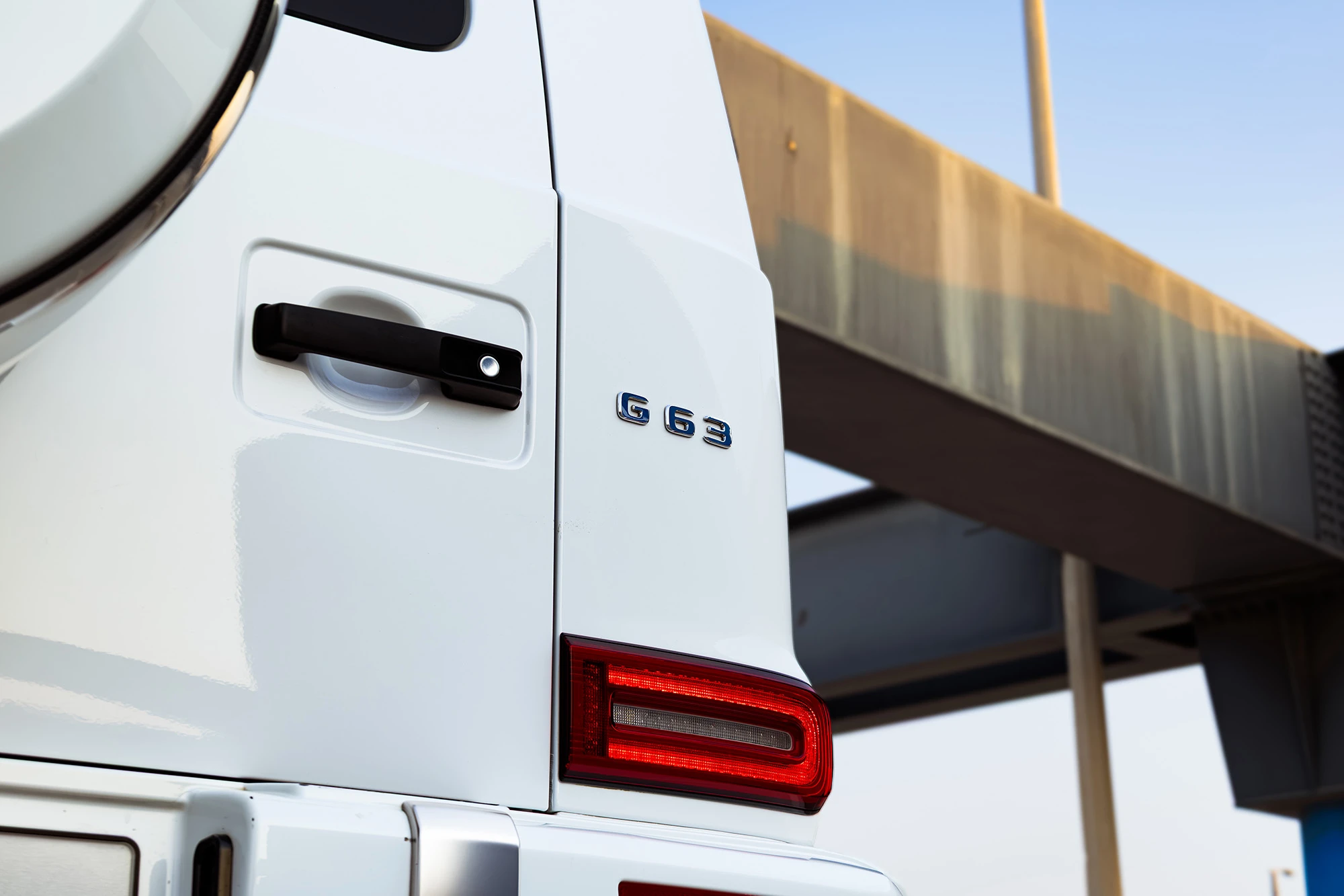 Mercedes G63 AMG White