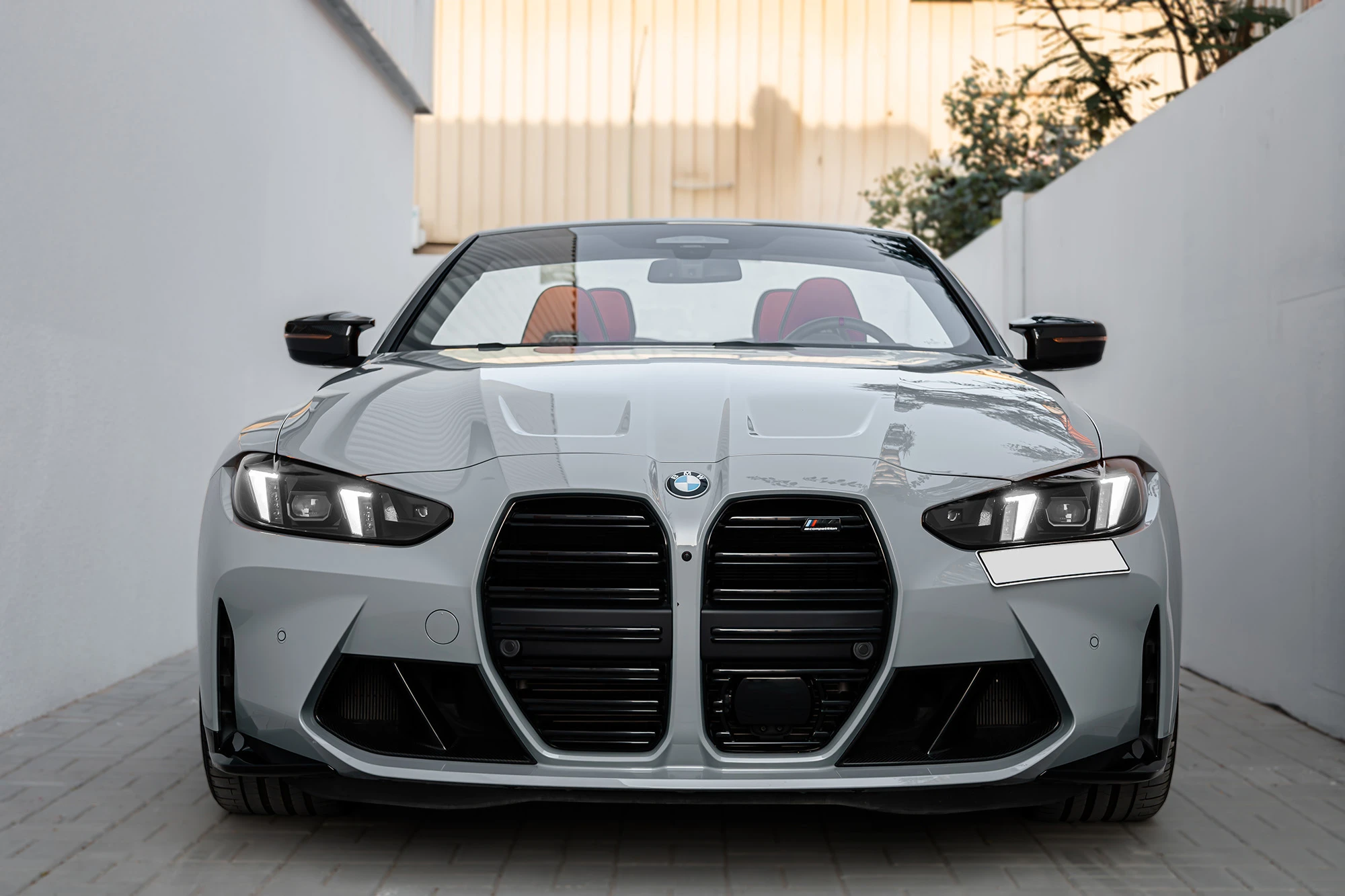 BMW M4 Wettbewerb Cabrio Grau Neue Generation BMW M4 Wettbewerb Cabrio Grau Neue Generation